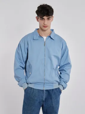 1980s Lightweight Three-Strake pale blue bomber jacket