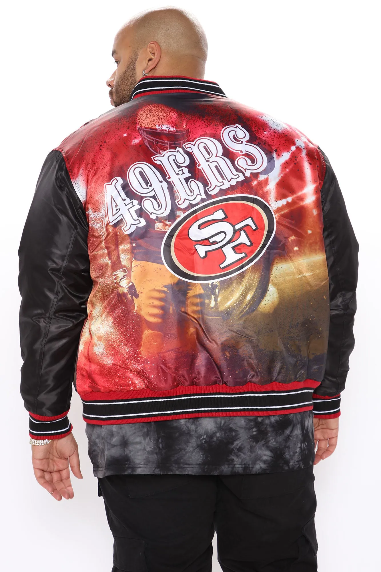 49ers Bomber Jacket - Red/combo