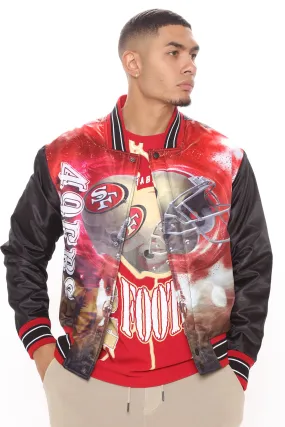 49ers Bomber Jacket - Red/combo