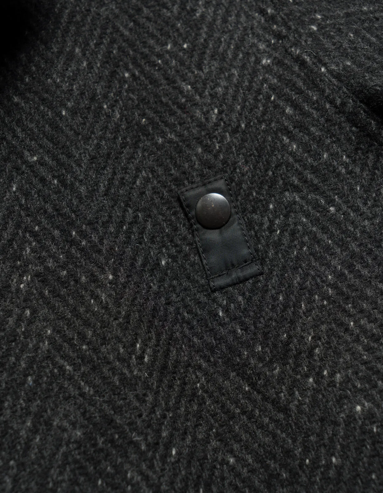 5333 Wool MA Mac Coat Black