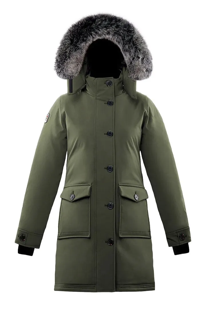 Premium Quality Womens Goose Down Parka for Extreme Cold, Designed in Aberdeen