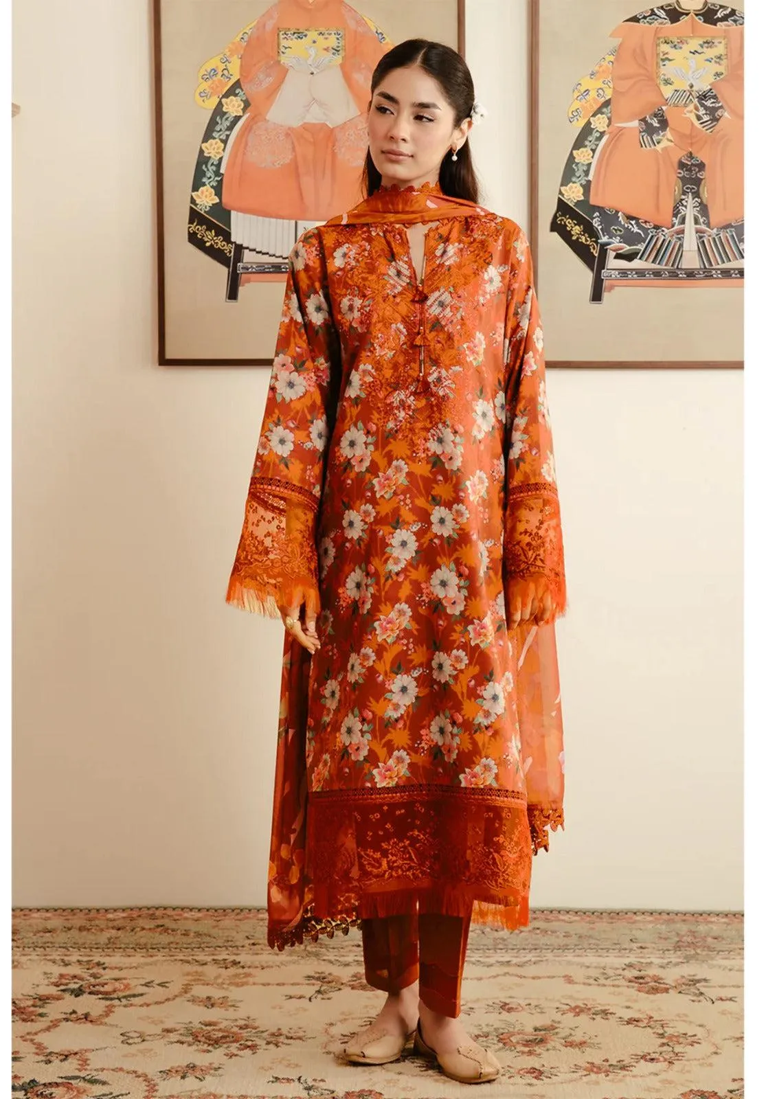 Afrozeh Lawn Suit