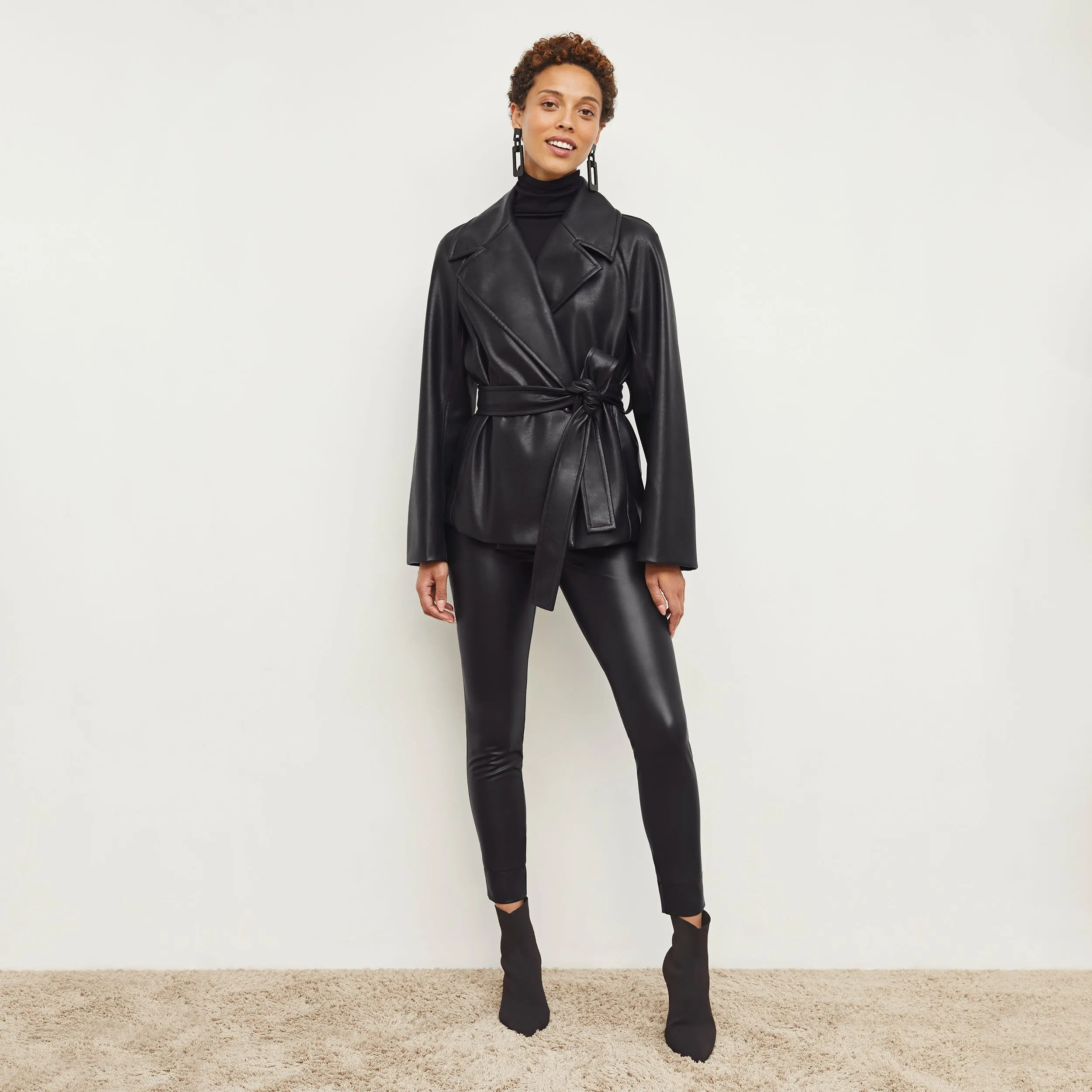 Alphonso Jacket - Vegan Leather :: Black