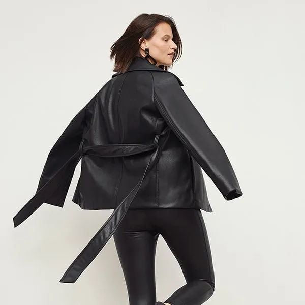 Alphonso Jacket - Vegan Leather :: Black