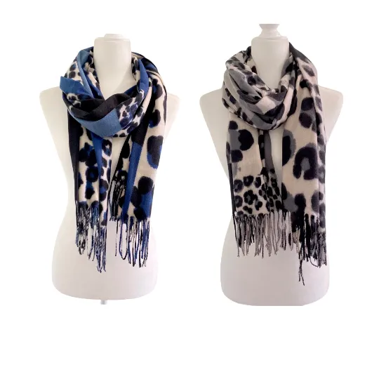 Animal Print Fall/Winter Long Scarves