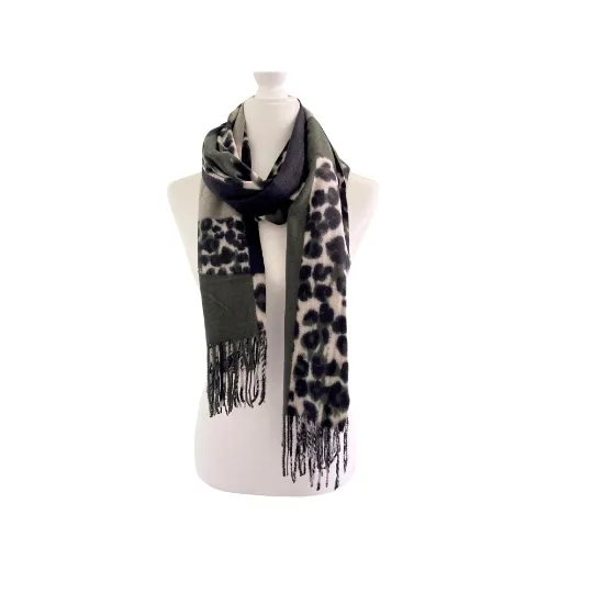 Animal Print Fall/Winter Long Scarves