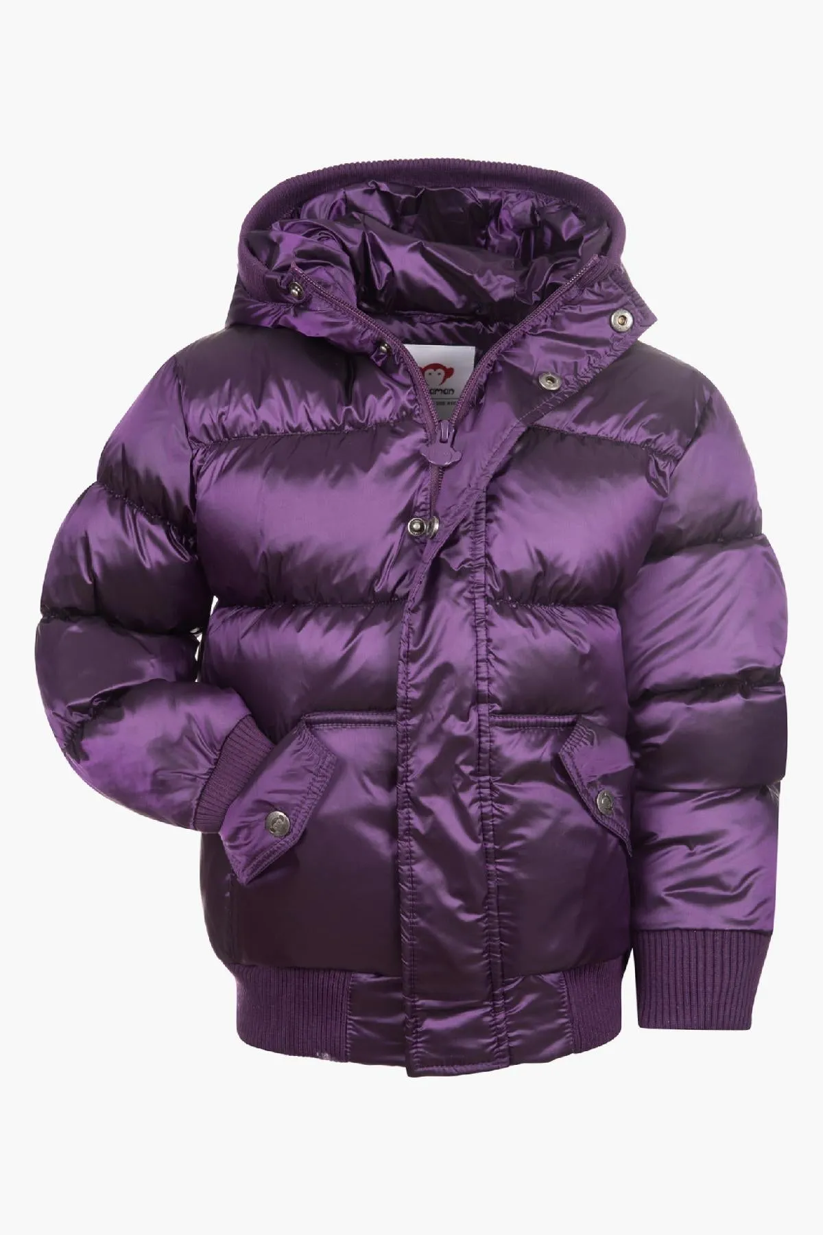 Appaman Girls Grape-Colored Puffy Coat