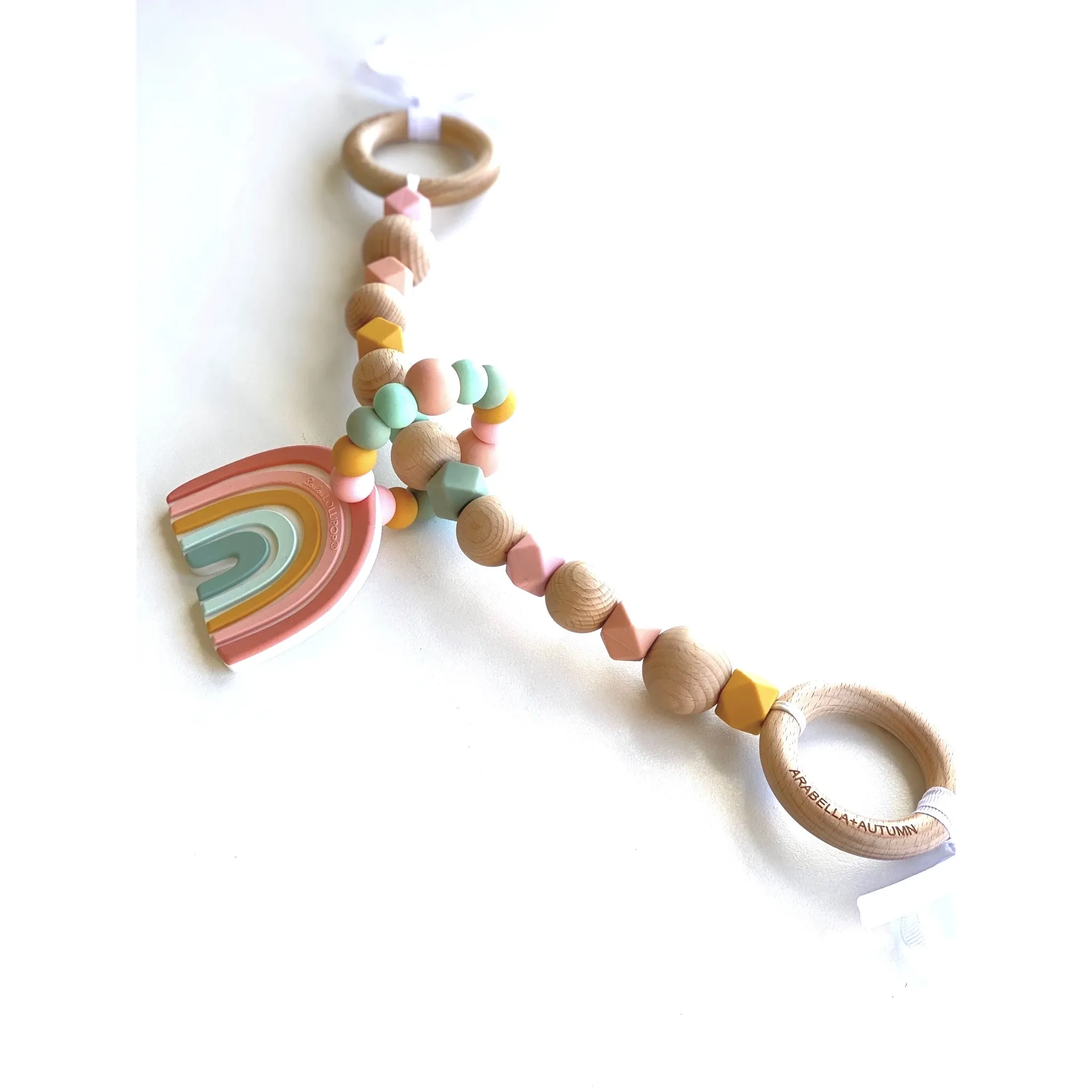 Arabella    Autumn - Pastel Rainbow Pram Garland