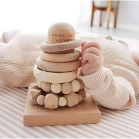 Arabella   Autumn Universe Teething Stacker - Natural