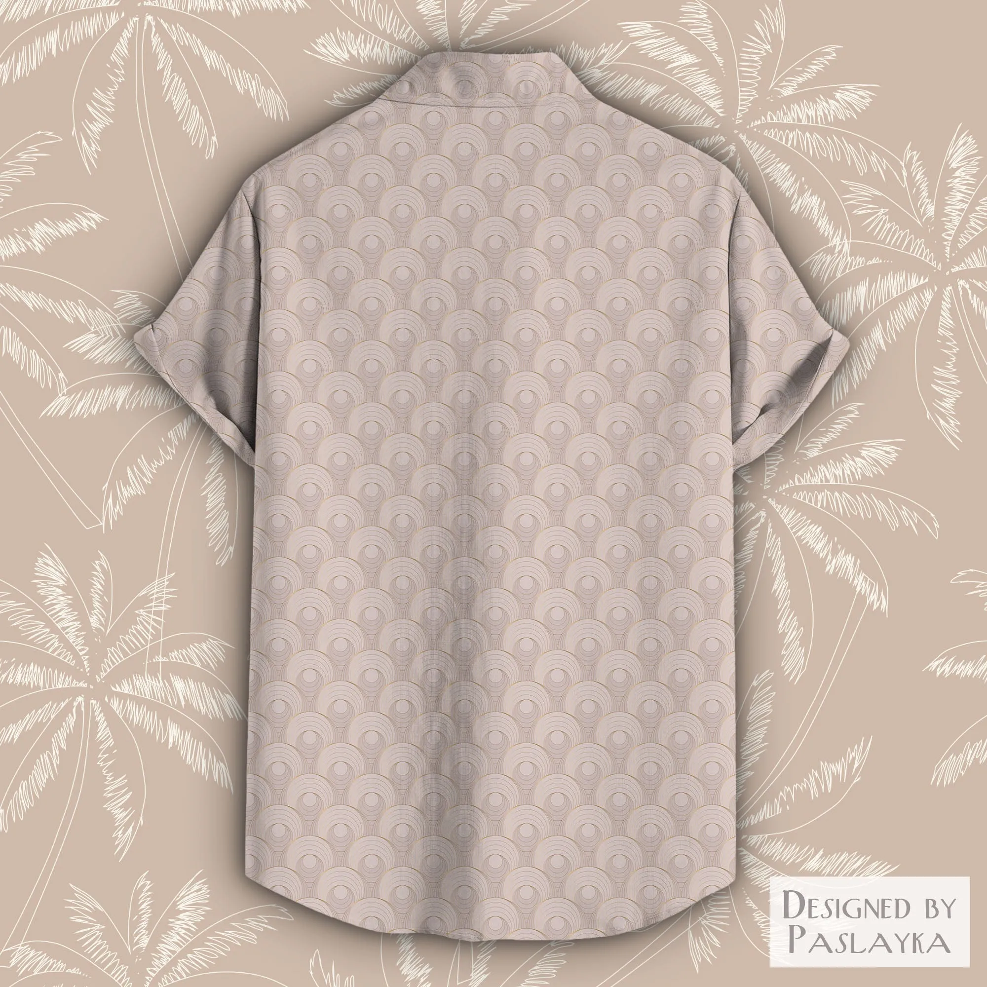 Art Deco Button Down Tee