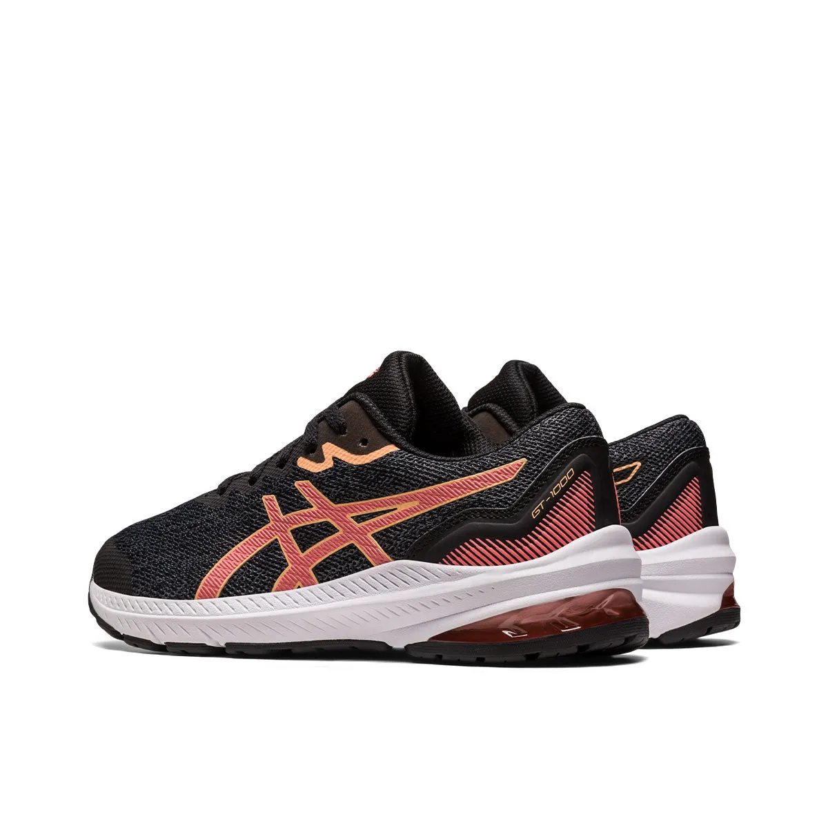 Asics GT 1000 11 GS Kids Black Papaya   