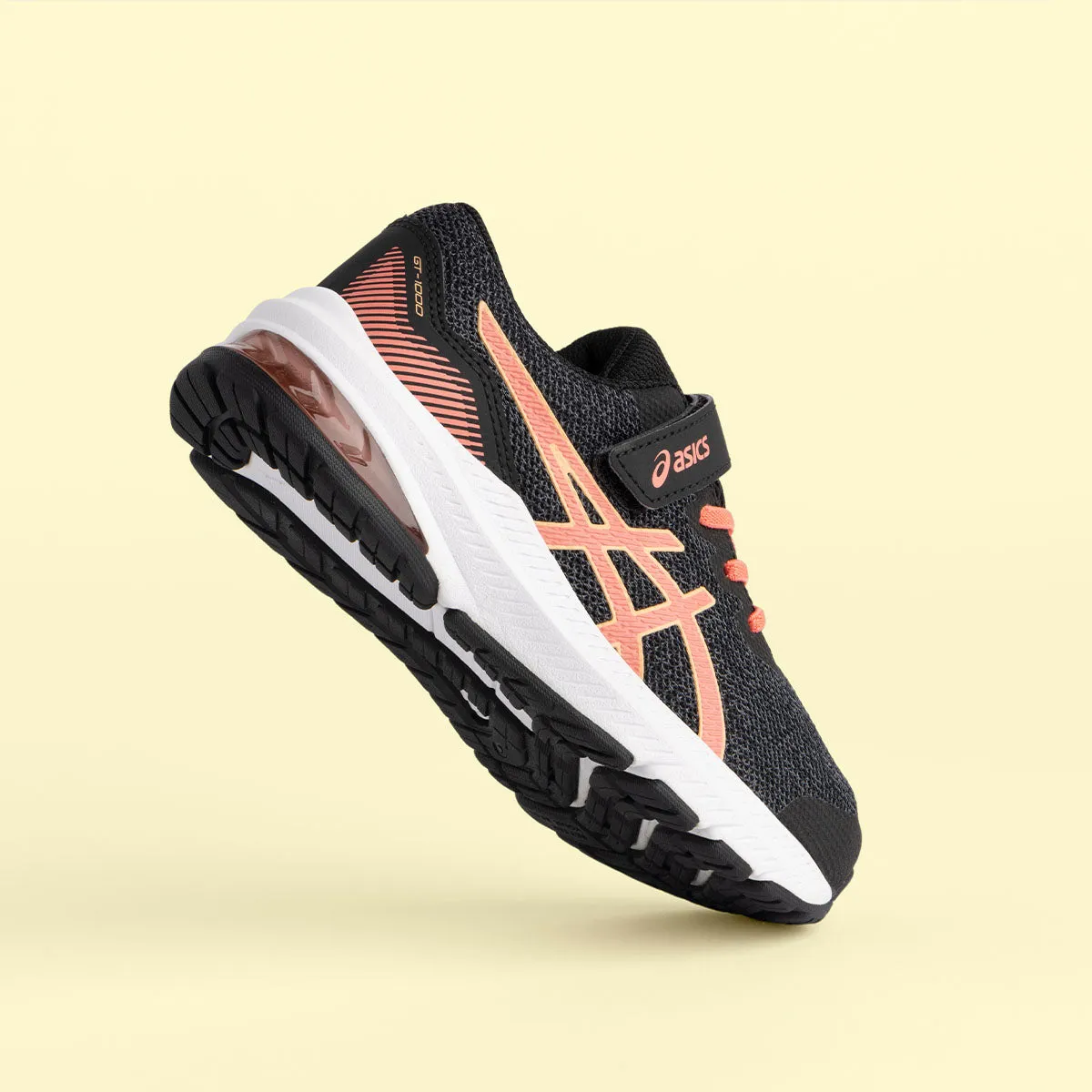 Asics GT 1000 11 PS Kids Black Papaya   '  