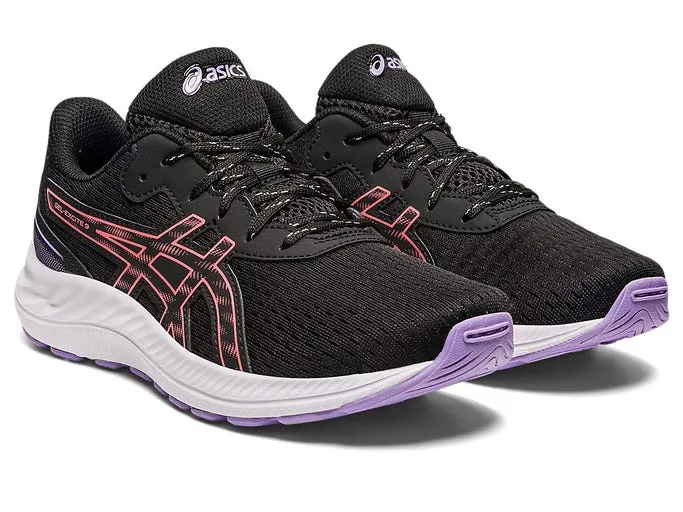 Asics Kid's Gel-Excite 9 GS - Black/Papaya