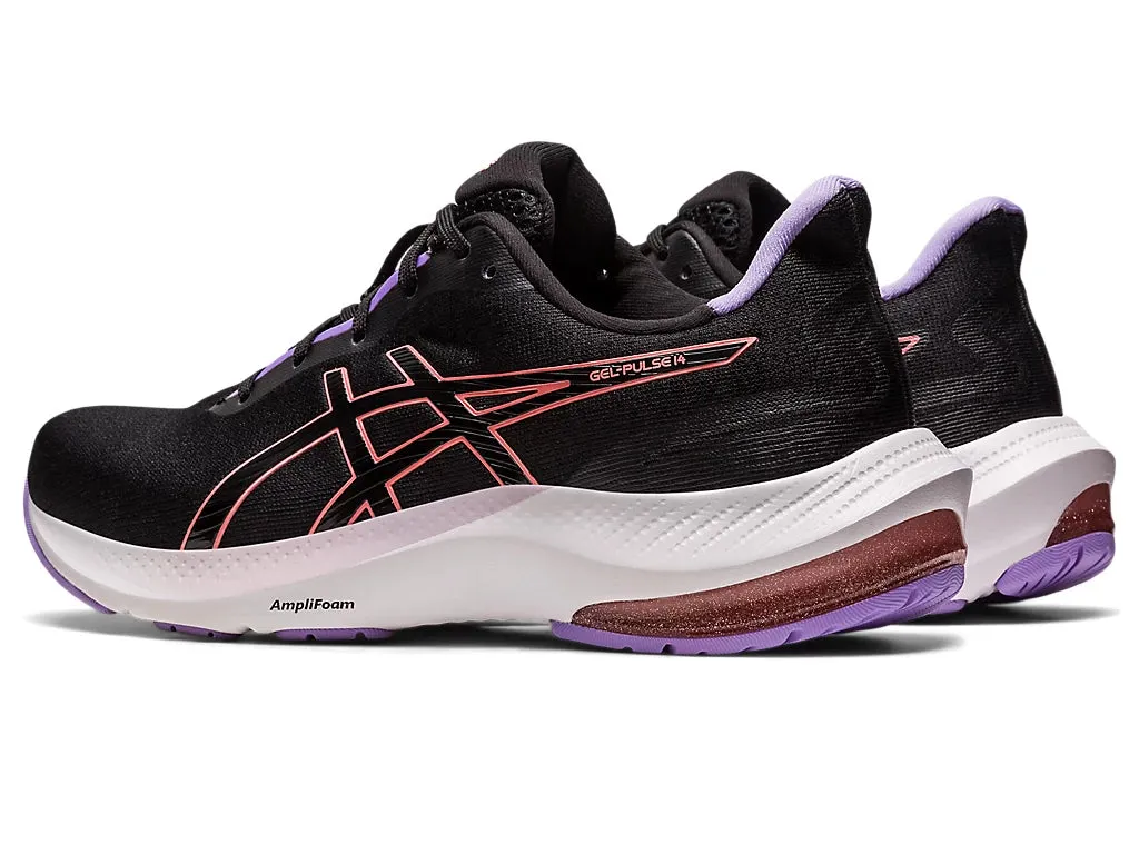 ASICS Women's GEL-PULSE 14 (Black/Papaya)