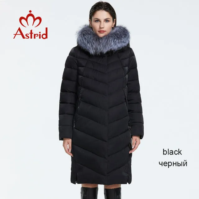 Astrid Winter new arrival down jacket with a fur collar