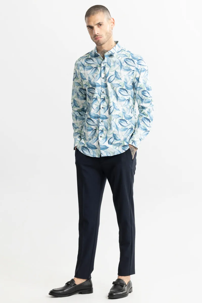 Autumn Burst Blue Shirt