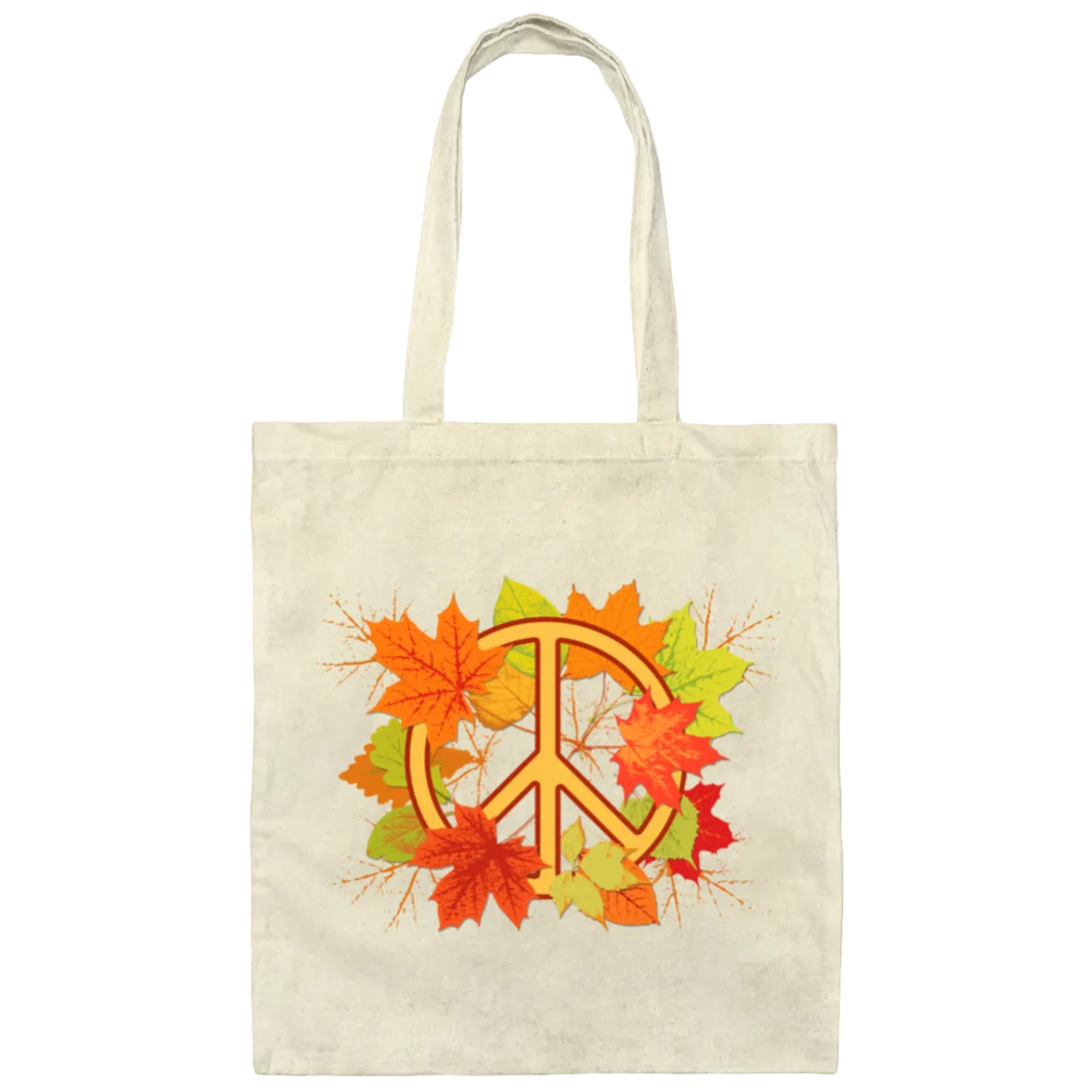 Autumn Colorful Foliage Canvas Tote Bag