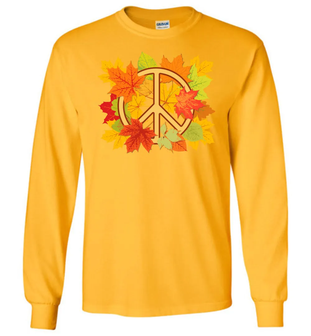 Autumn Colorful Foliage Long Sleeve T-shirts