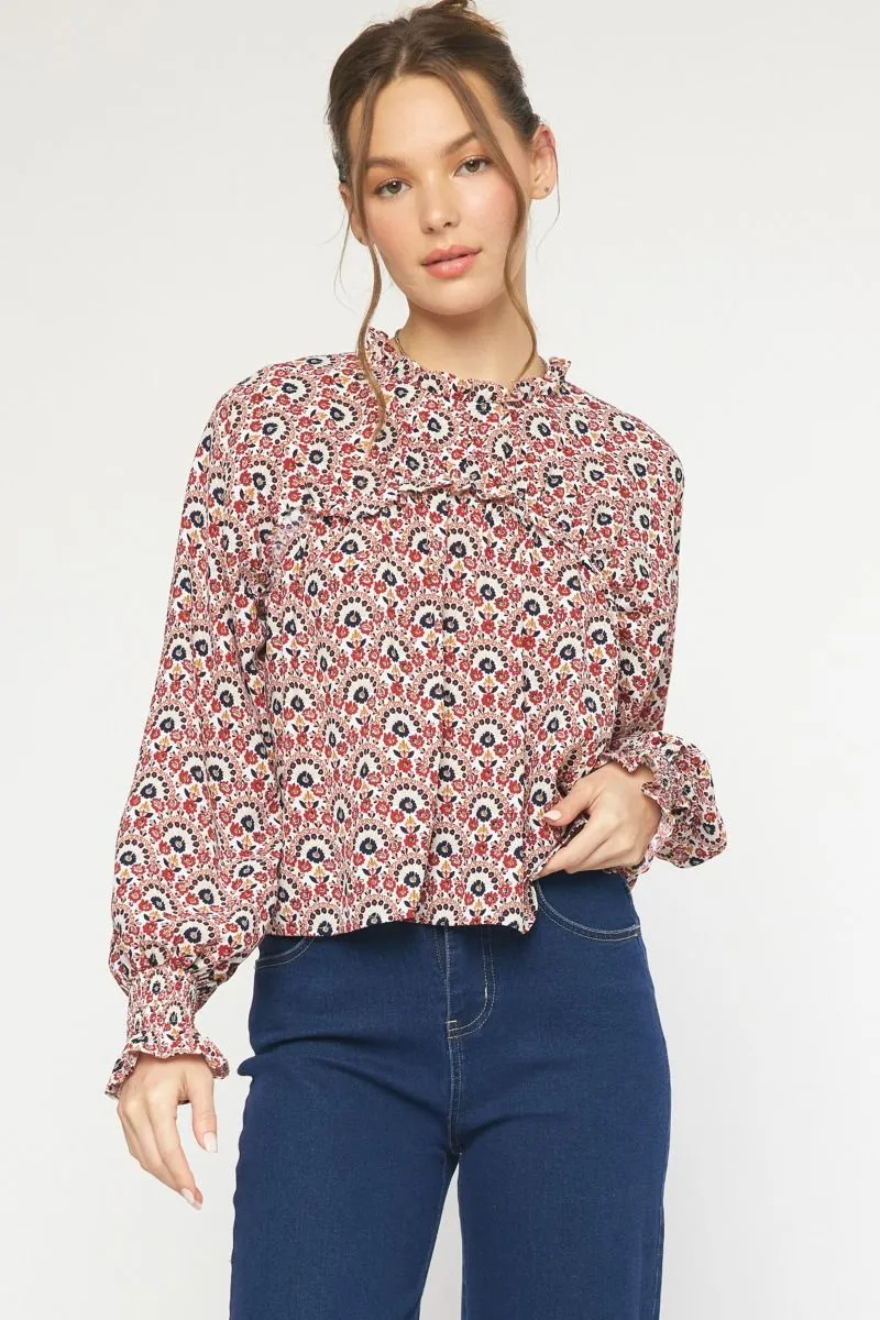 'Autumn Elegance' Top