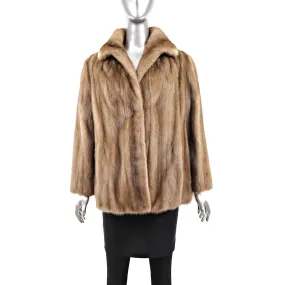 Autumn Haze Mink Jacket- Size M-L