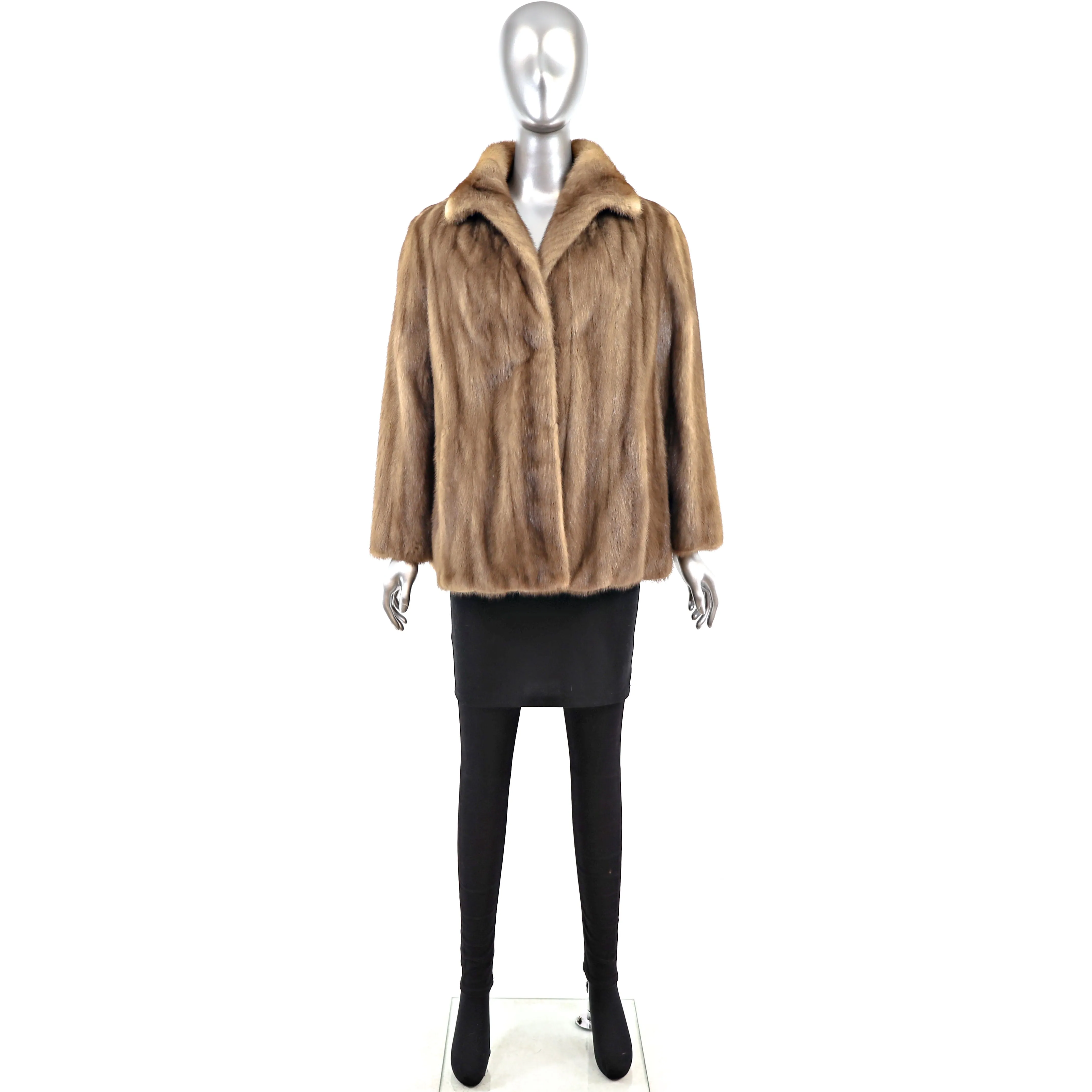 Autumn Haze Mink Jacket- Size M-L