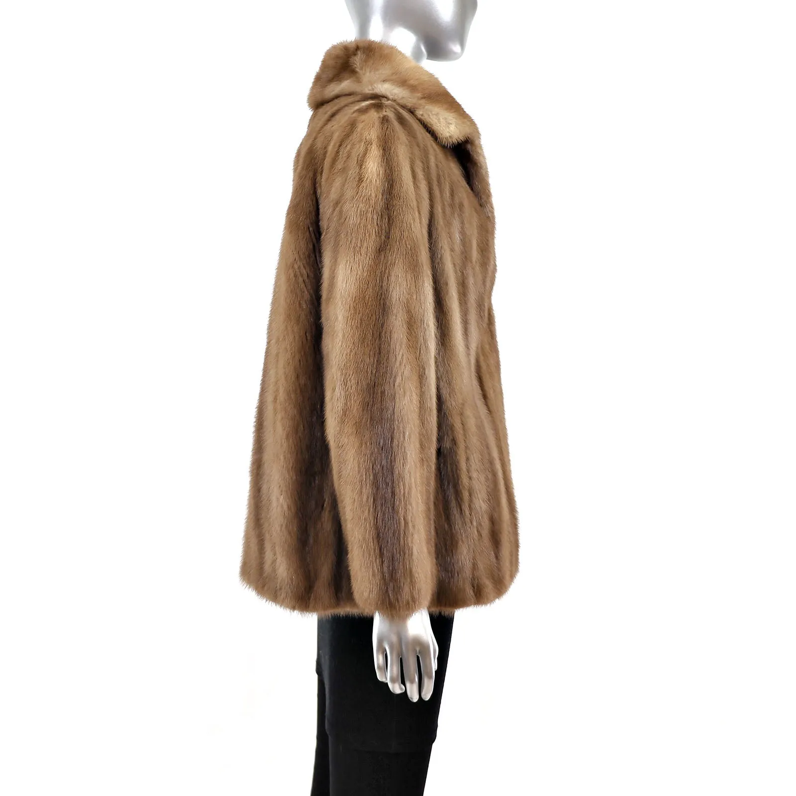 Autumn Haze Mink Jacket- Size M-L