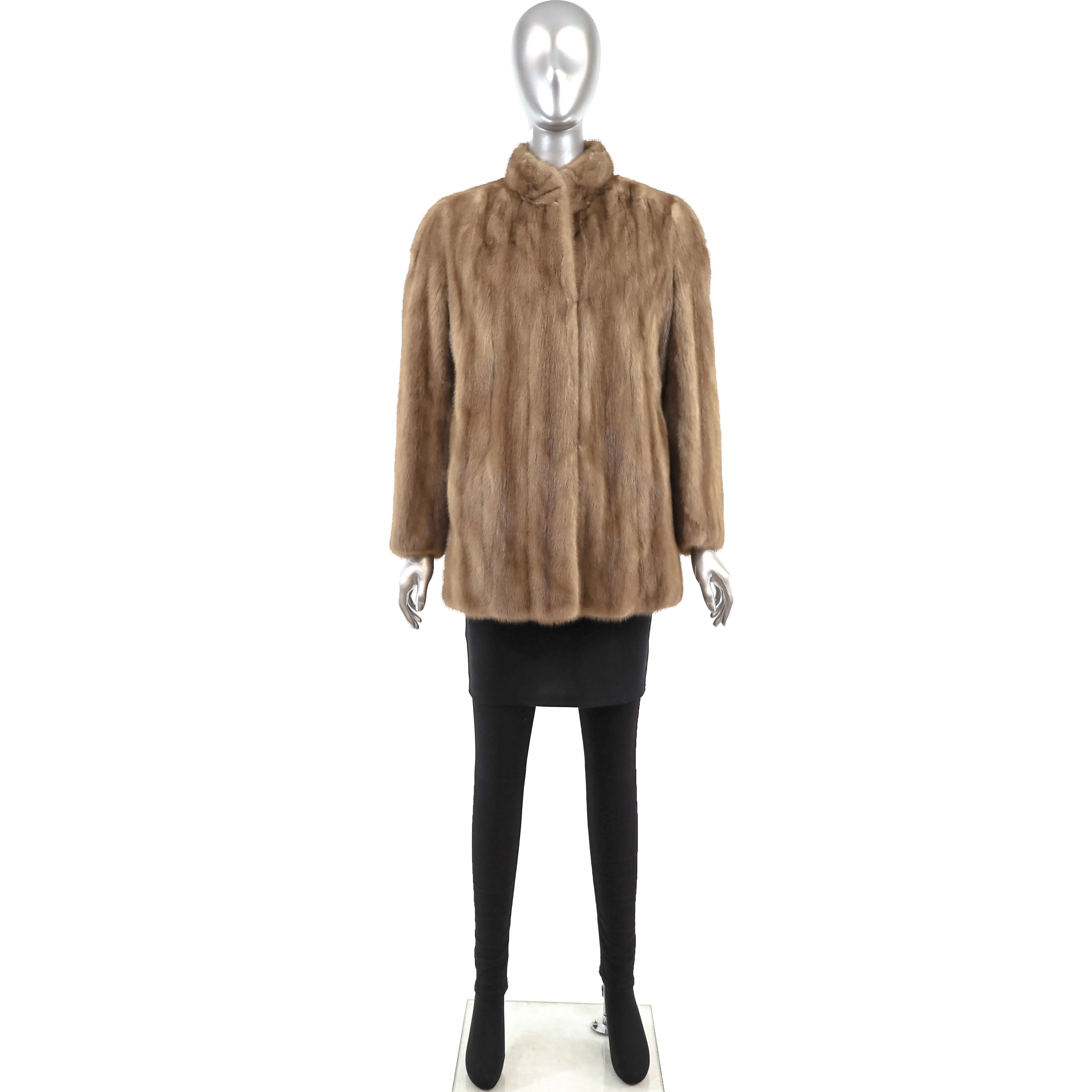 Autumn Haze Mink Jacket- Size M