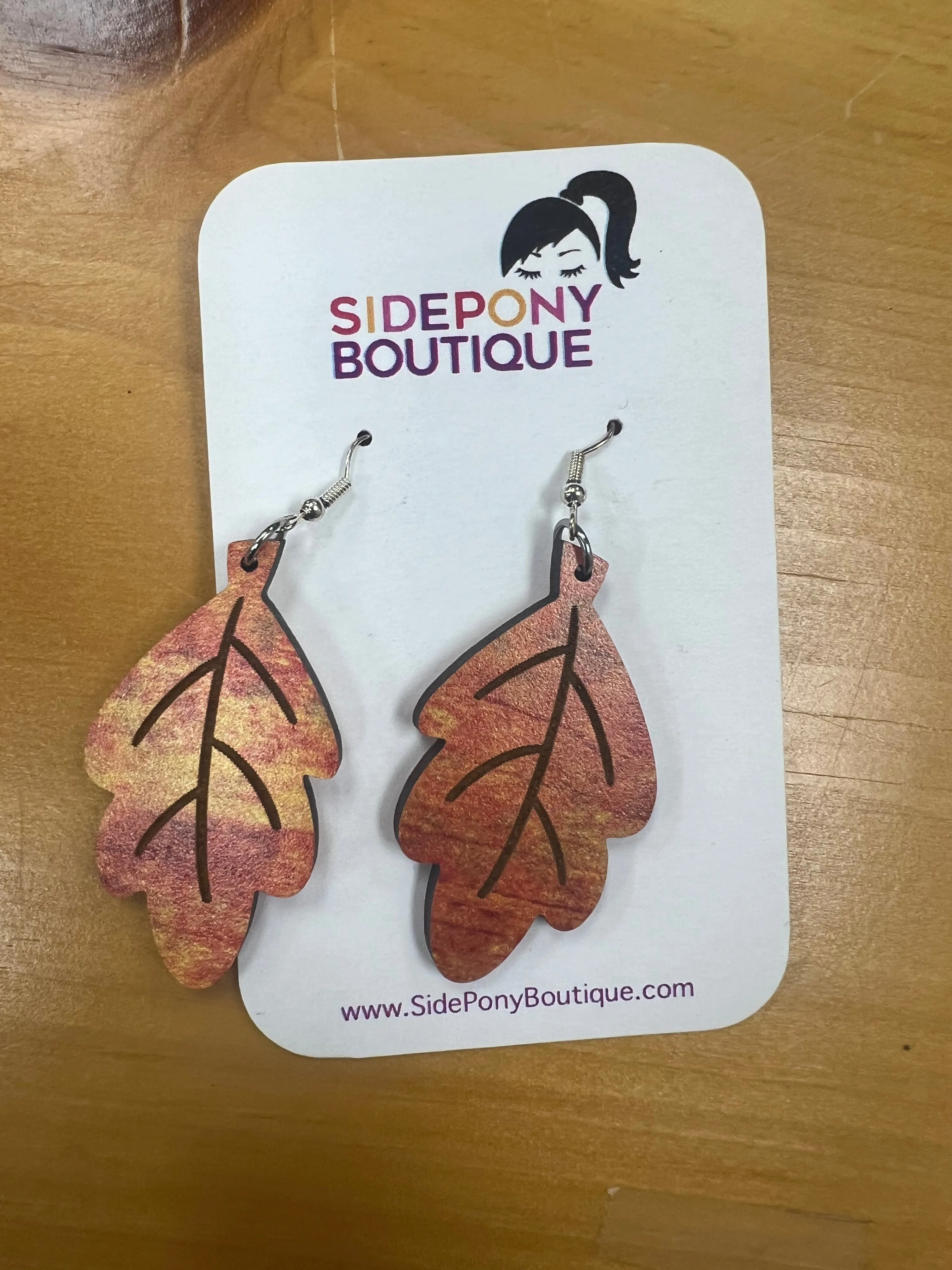 Autumn Leaf Dangle Earrings