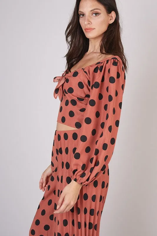 Autumn Polka Dots Set