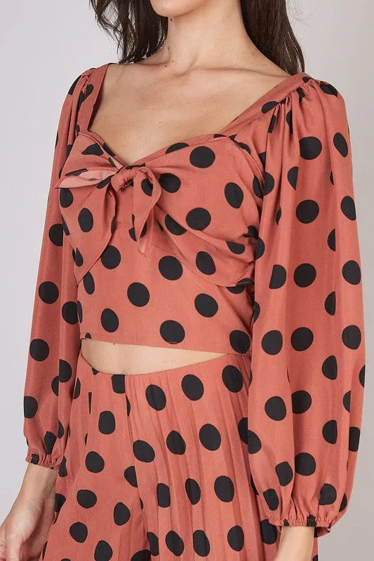 Autumn Polka Dots Set