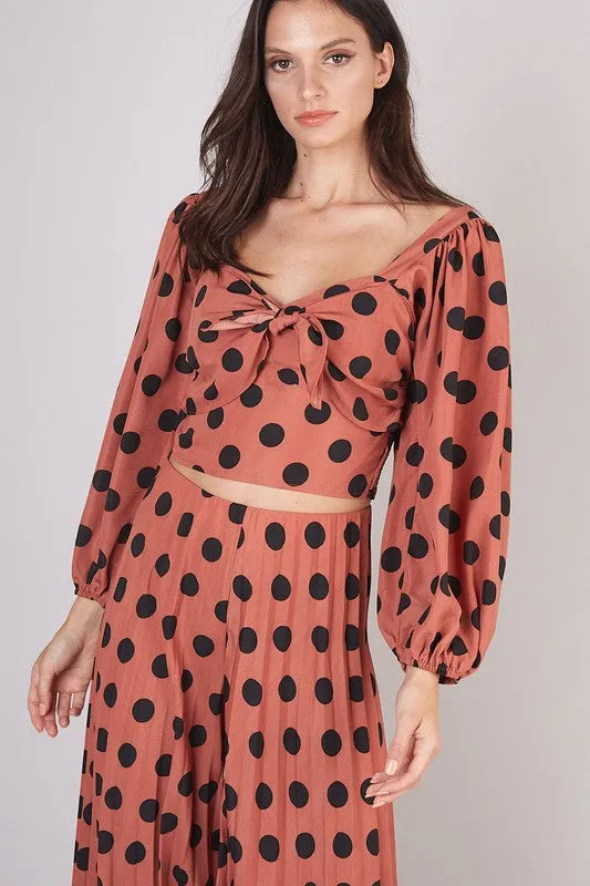 Autumn Polka Dots Set