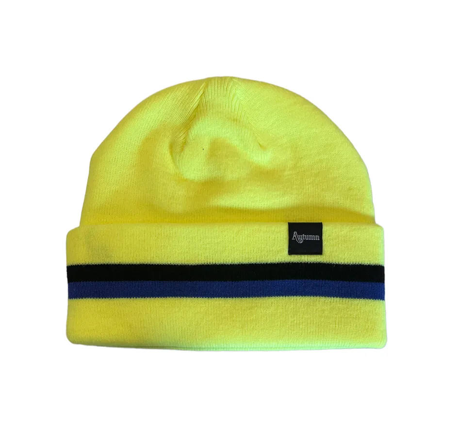 Autumn Surplus Band Beanie - Highlighter