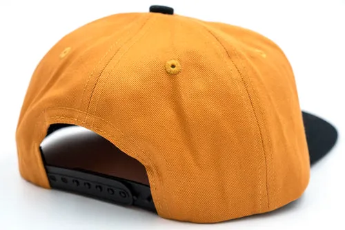 Autumn Two Tone Twill Snapback - Work Brown