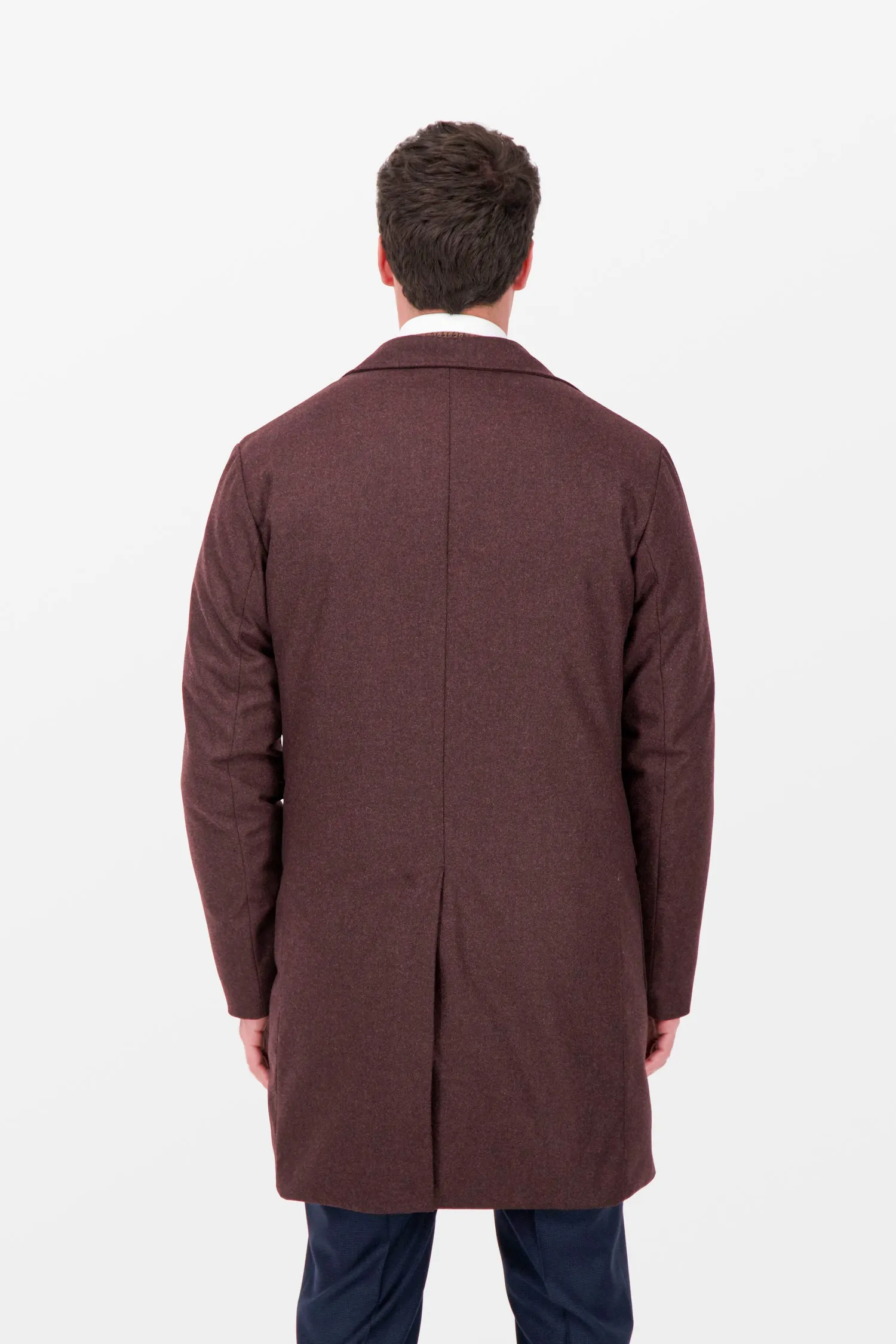 Barba Napoli Burgundy Spider Coat