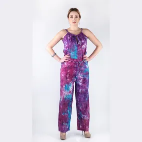 Batik Purple Romper Suit