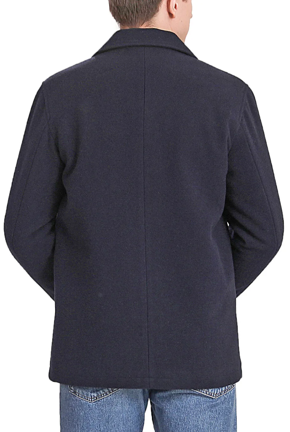 Matthew Mens Wool Blend Car Coat by BGSD