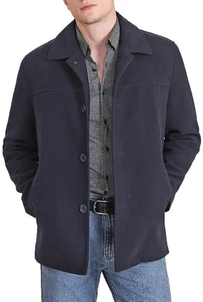 Matthew Mens Wool Blend Car Coat by BGSD