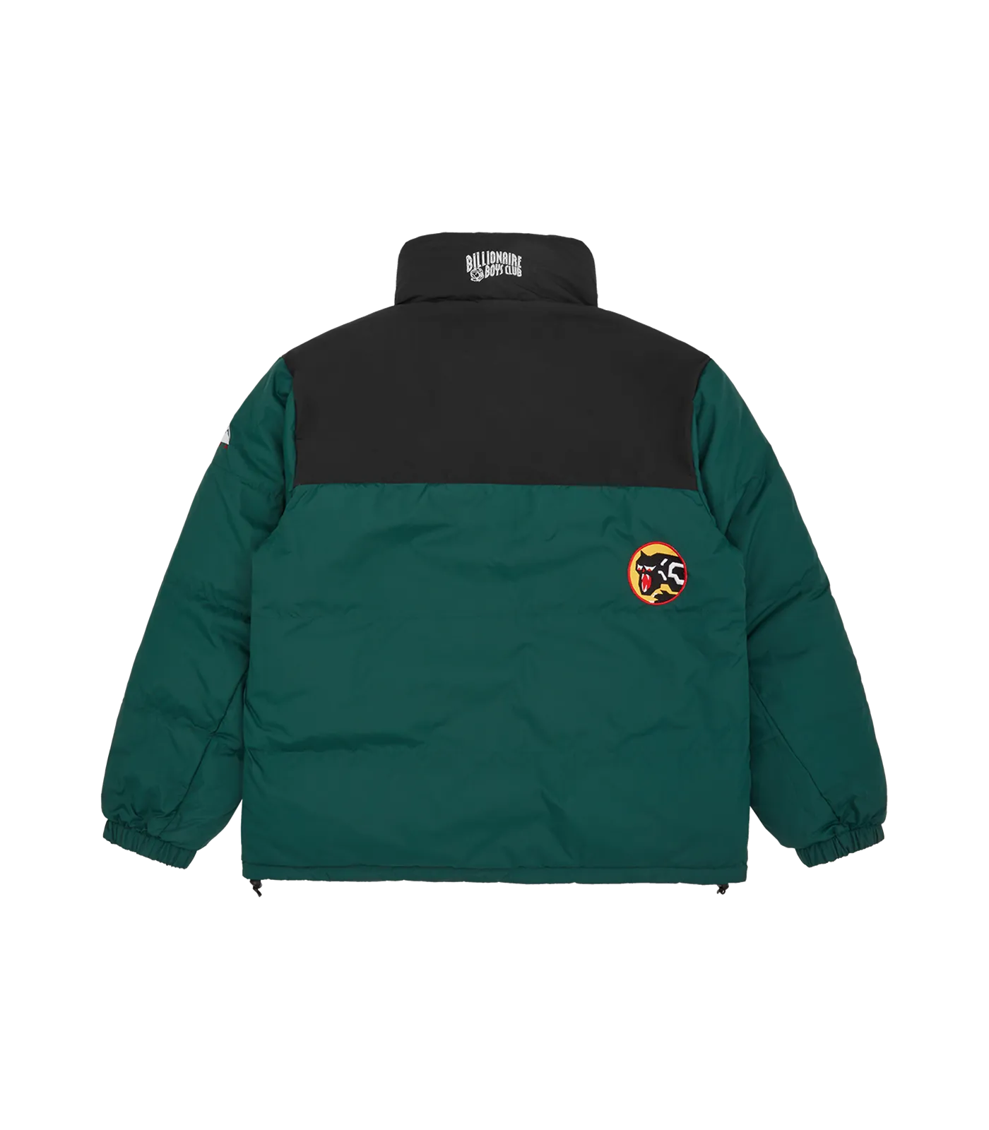 BILLIONAIRE BOYS CLUB X FIRST DOWN REVERSIBLE BUBBLE DOWN JACKET - GREEN