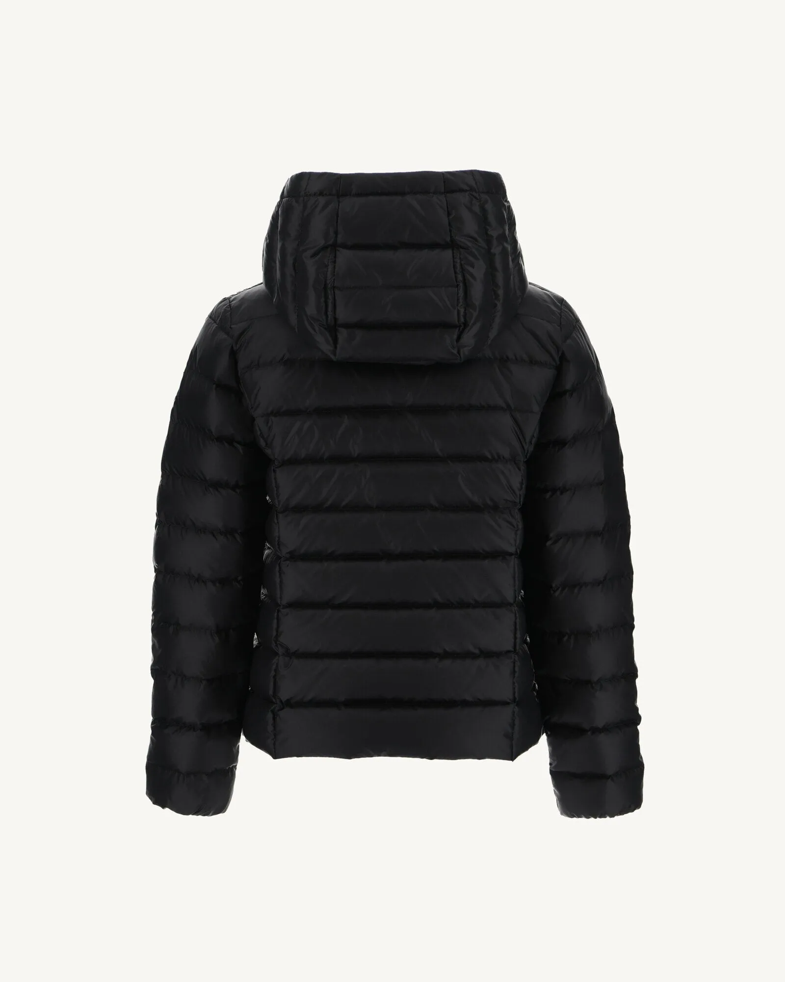 Black Hooded Down Jacket Opale