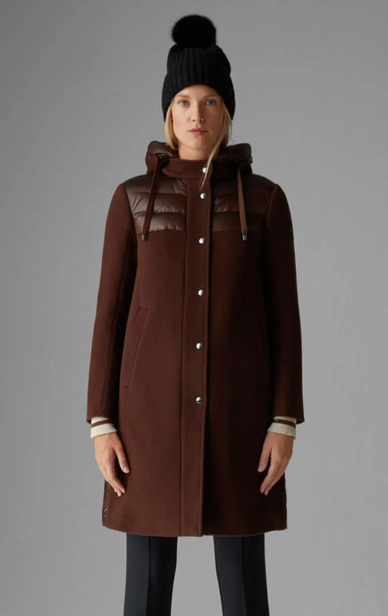 Bogner Isy Mixed Media High-Quality Fashion Coat for All Seasons