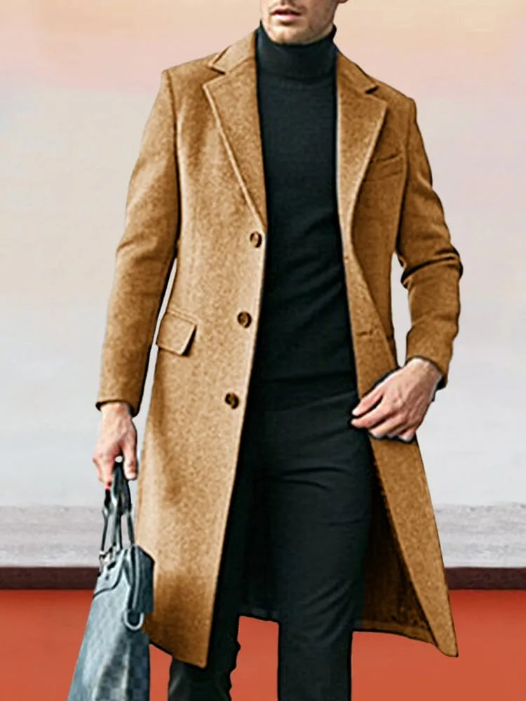 British Long Tweed Coat