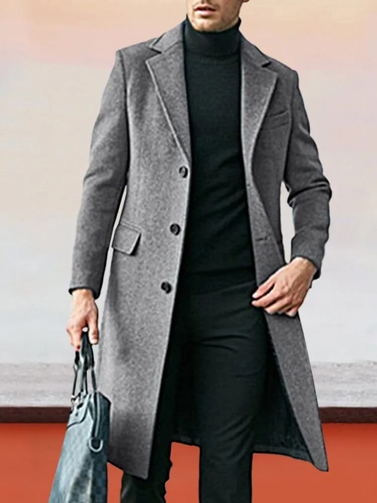 British Long Tweed Coat