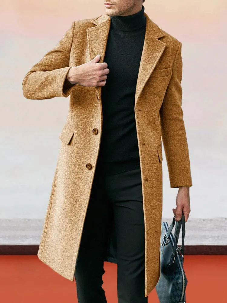 British Long Tweed Coat