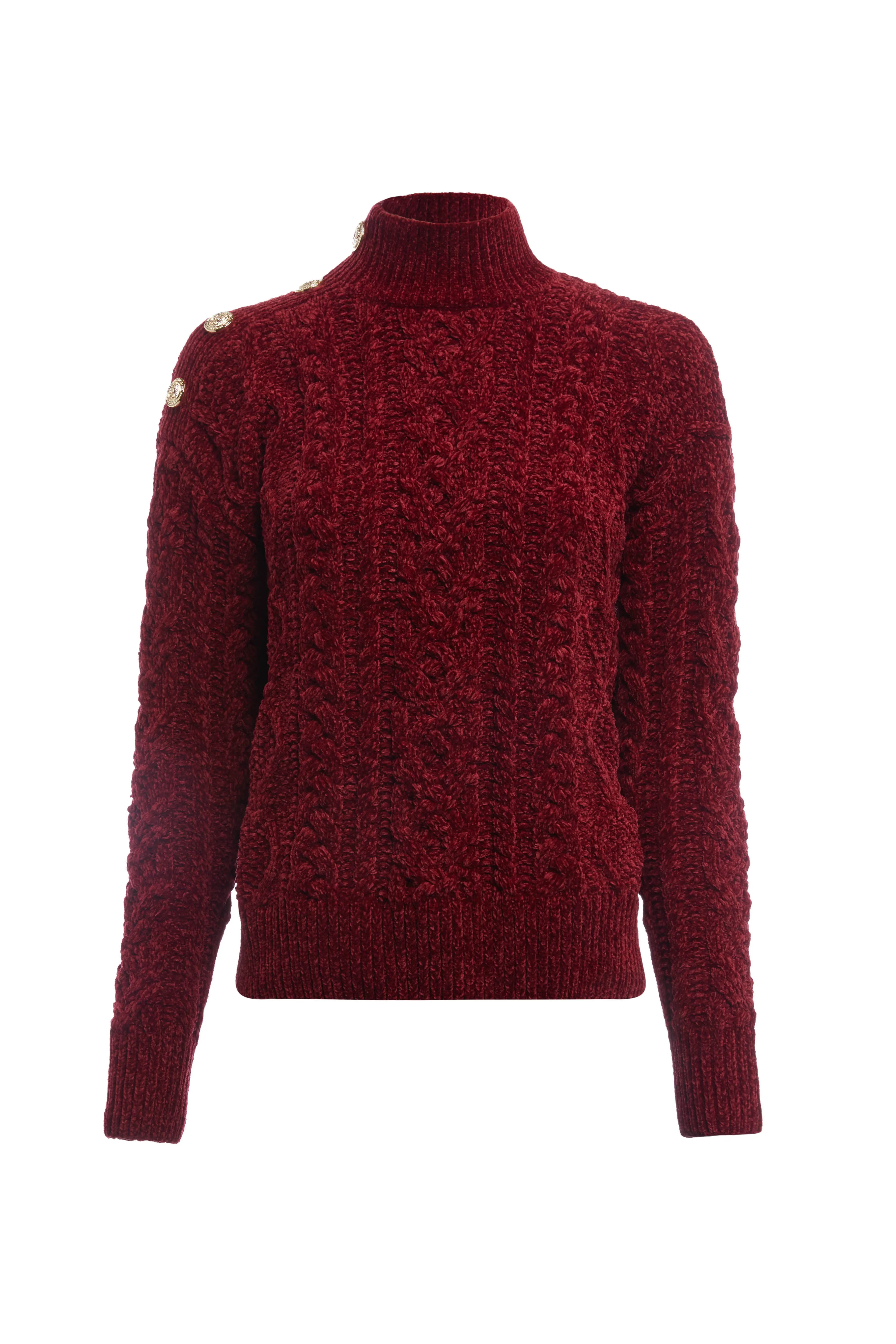 Brompton Cable Knit (Winter Berry)