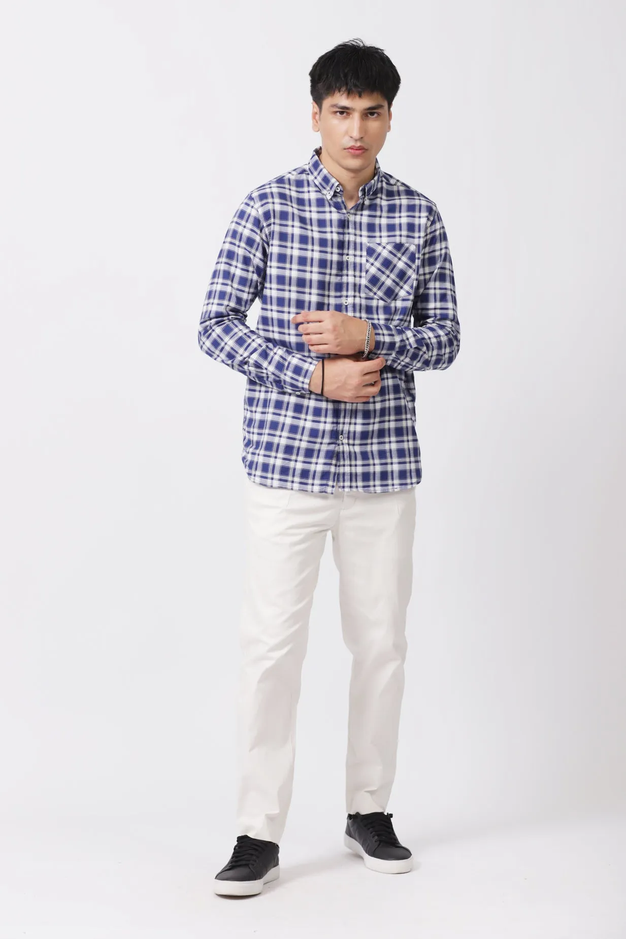 BUTTON DOWN CHECK SHIRT