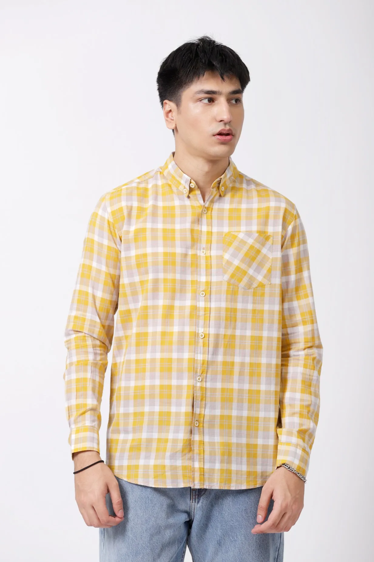 BUTTON DOWN CHECK SHIRT