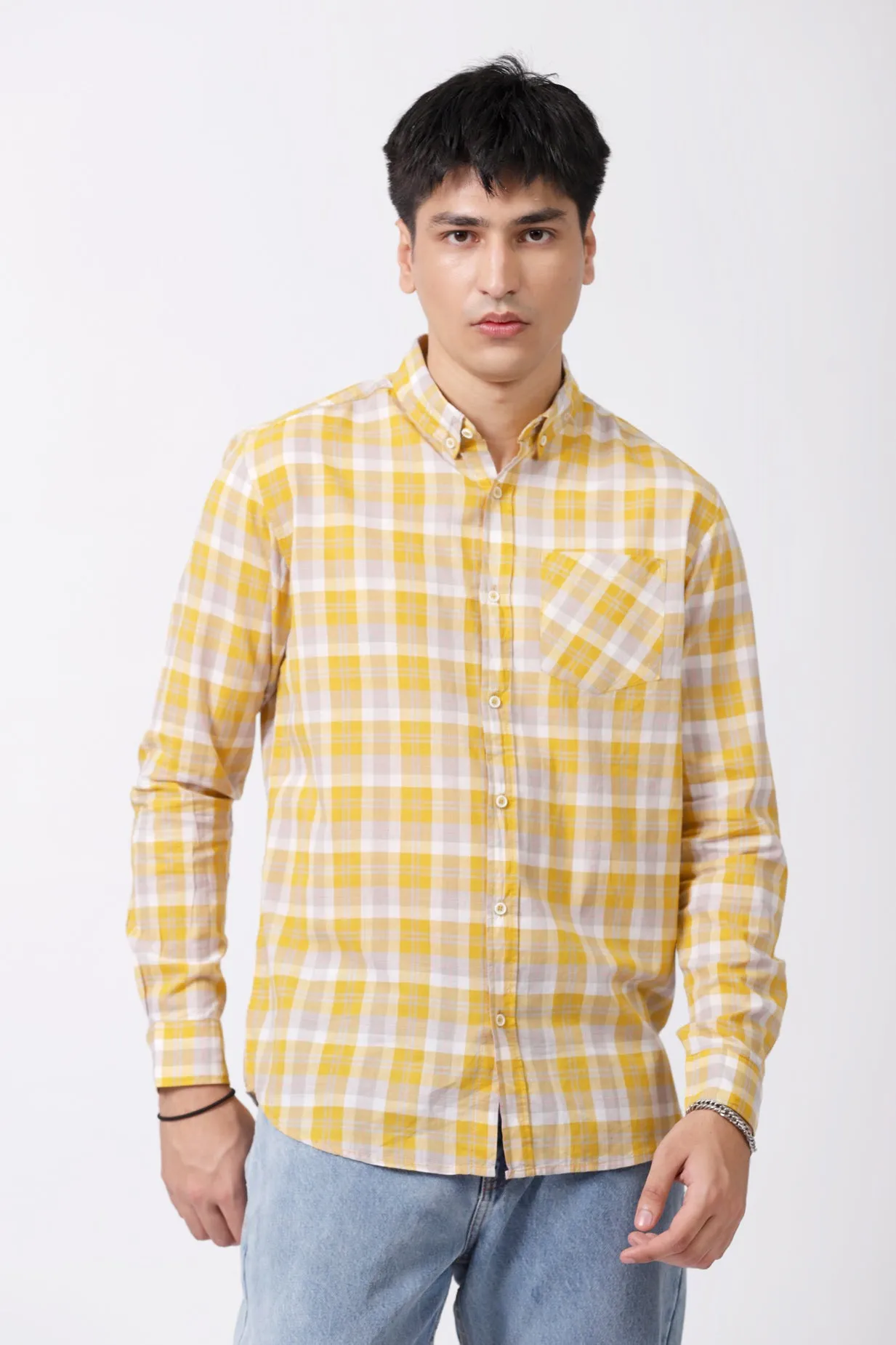 BUTTON DOWN CHECK SHIRT