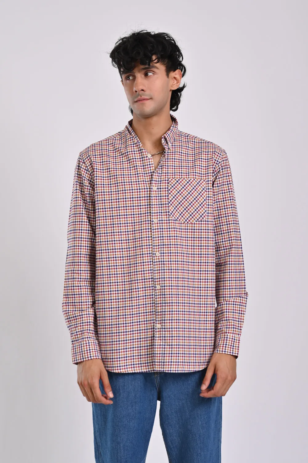 BUTTON DOWN CHECK SHIRT