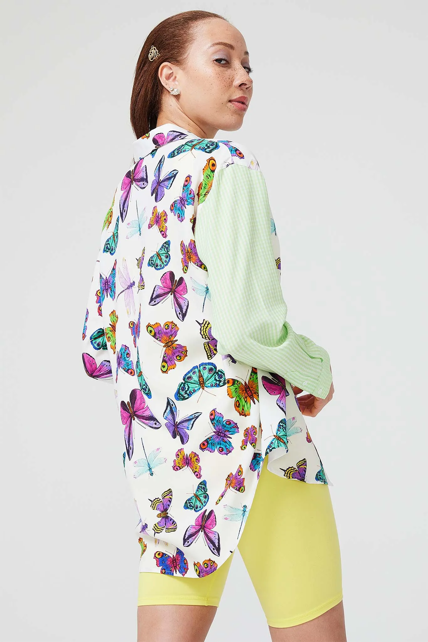 Button Down in Butterflies Patchwork