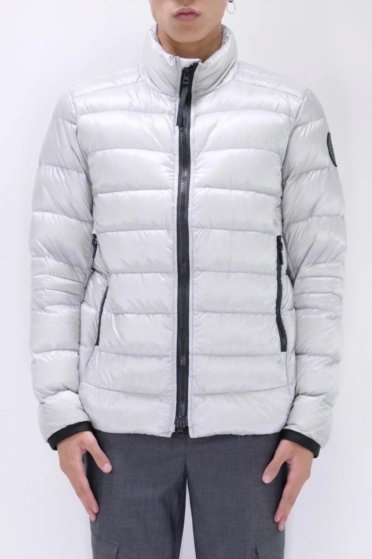 Canada Goose Mens Lite Jacket Crofton Black Label - Silverbirch